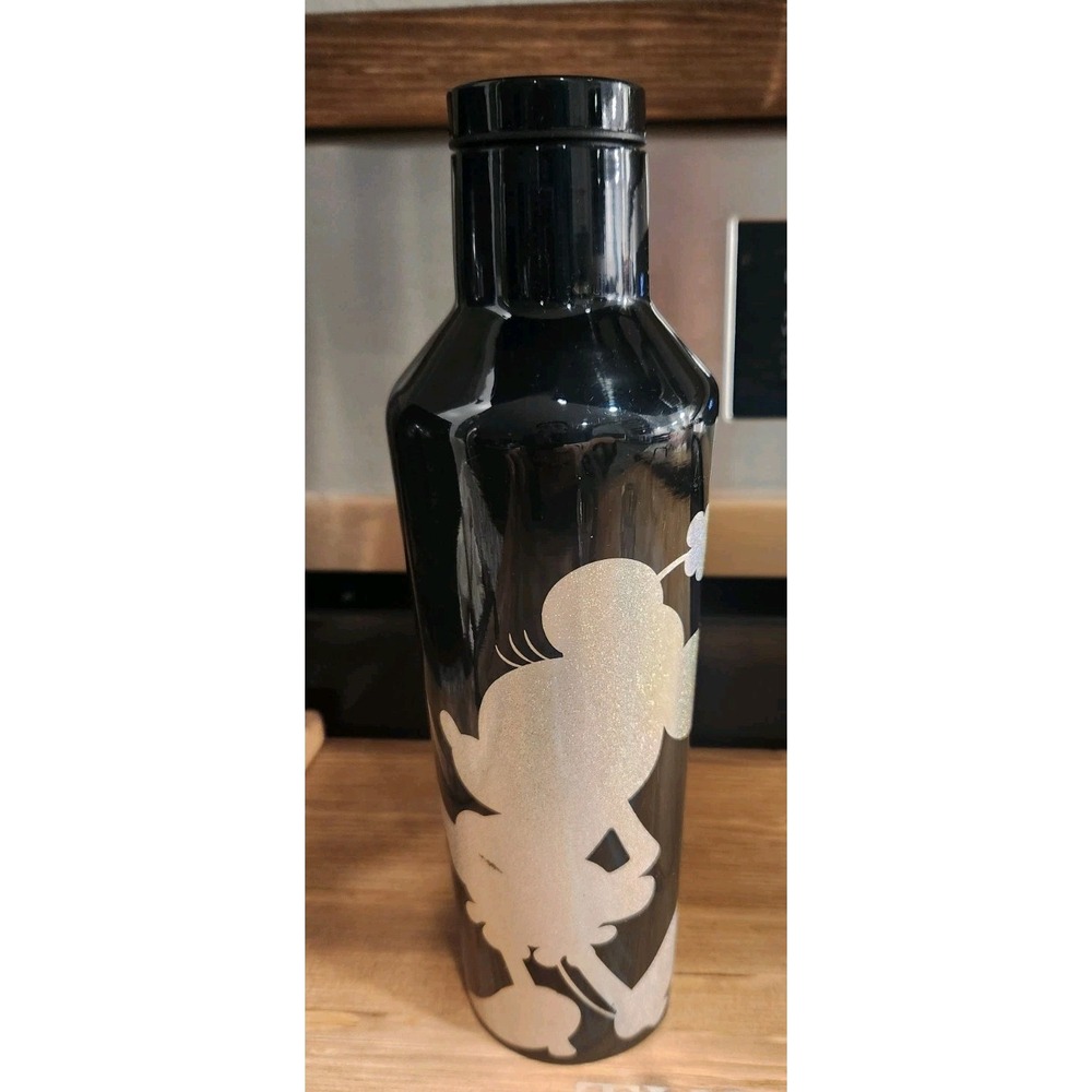 Corkcicle Mickey Mouse Black Stainless Canteen - 16oz Insulated Tumbler- Gift